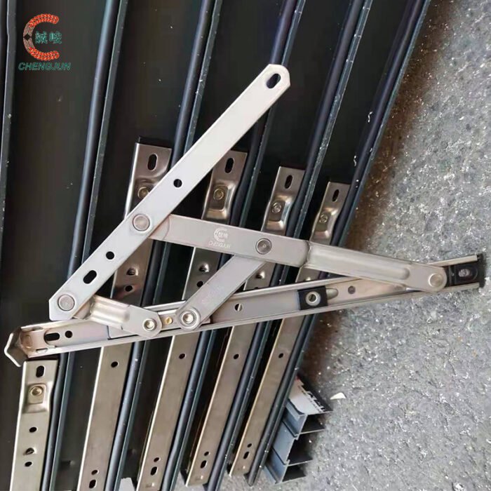 Thickened stainless steel sliding support casement window hinge with broken bridge aluminum alloy sliding support window limiter support frame wholesale