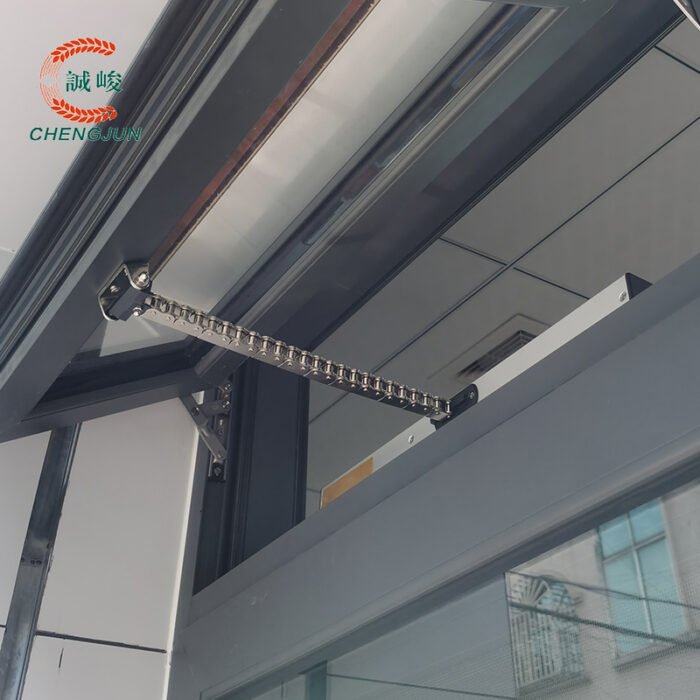 Chain type electric window opener, fire control, automatic smoke exhaust, sliding window opener, intelligent electric curved chain type window opener