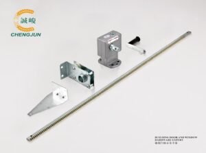 Hand cranked sliding window opener