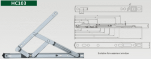 Stainless steel sliding brace